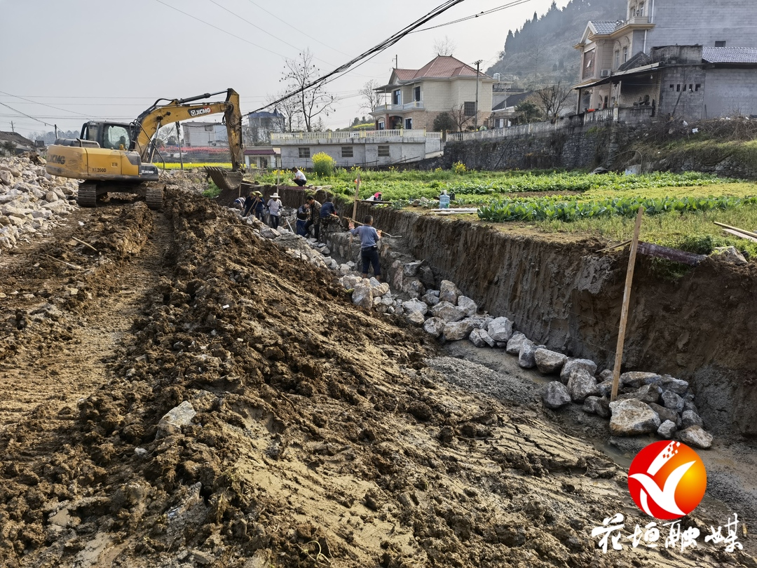 花垣鎮漾水坪村高標準農田項目順利開工